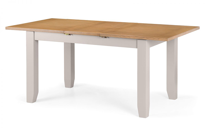 Richmond Extending Dining Table Elephant Grey - Click Image to Close